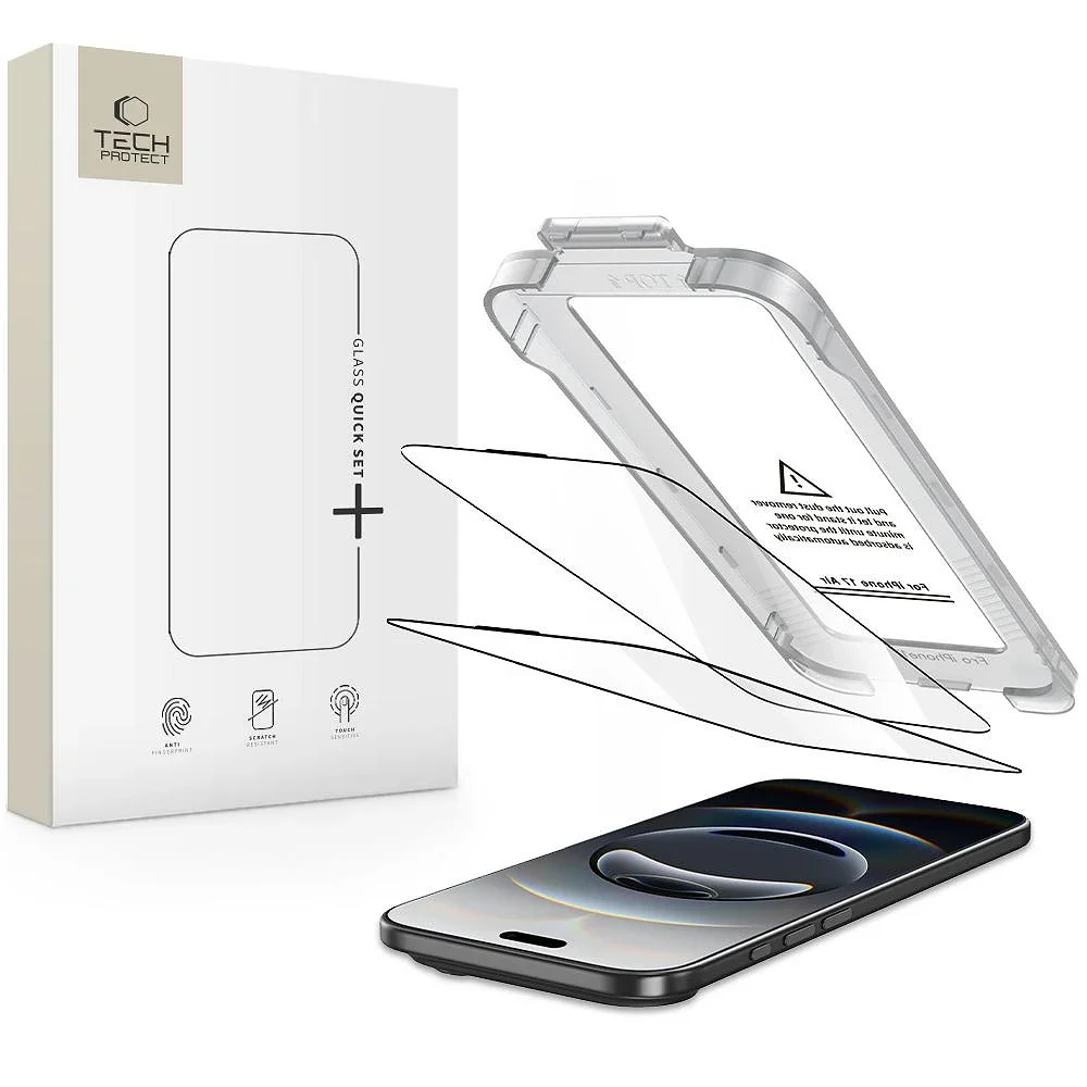 Φωτογραφία προϊόντος: Tech-Protect Quick Set+ 2-Pack iPhone Air Black