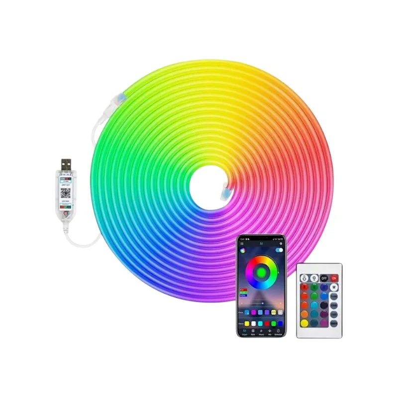 Φωτογραφία προϊόντος: Tradesor Ταινία LED Smart με USB - LED Strip - 5m - 5V - 431453