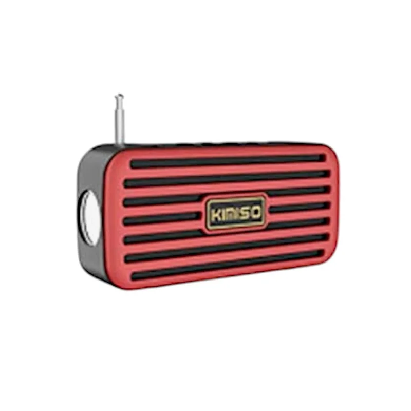 Φωτογραφία προϊόντος: KIMISO Ασύρματο ηχείο Bluetooth με φακό - KMS-03A - 885888 - Red