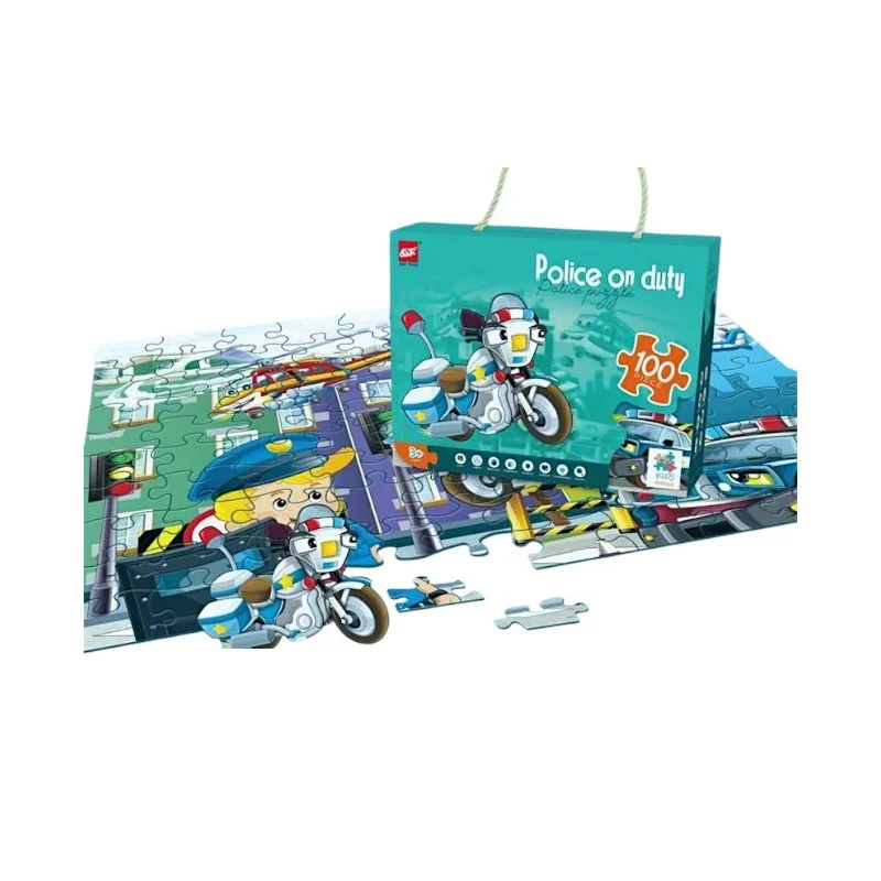 Φωτογραφία προϊόντος: Tradesor Παιδικό puzzle 100 κομματιών - Police - 61009 - 917214
