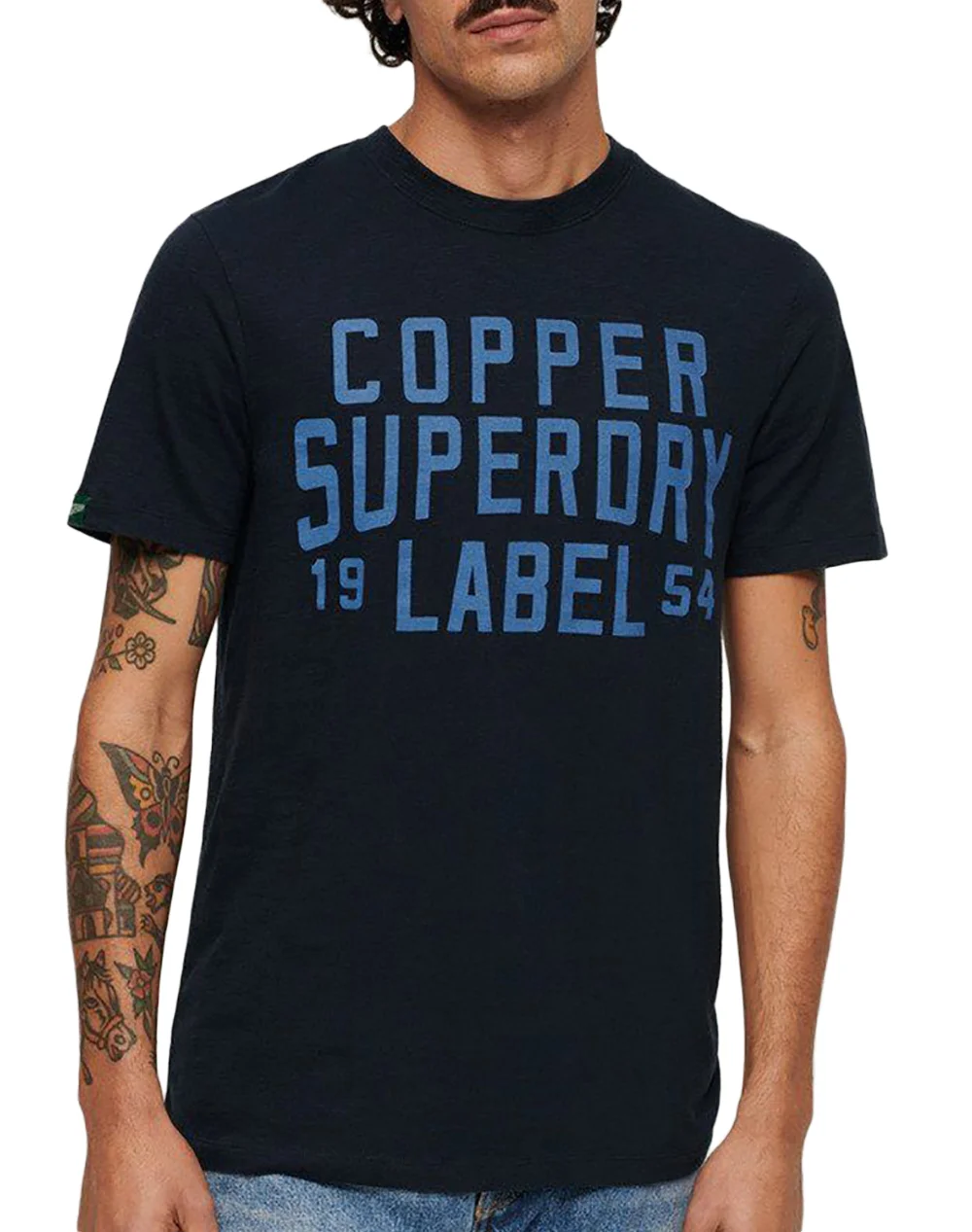 Φωτογραφία προϊόντος: SUPERDRY M D2 OVIN COPPER LABEL WORKWEAR TEE (M1011900A-JWV) ΜΠΛΟΥΖΑ