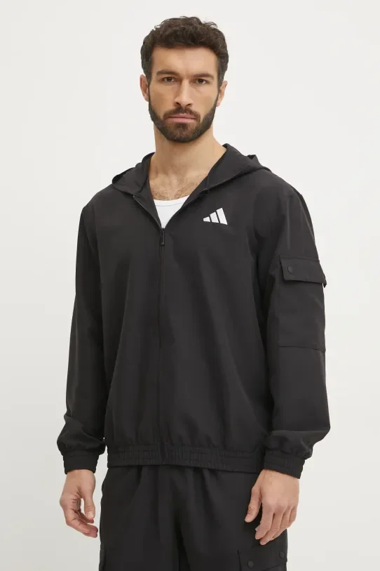 Φωτογραφία προϊόντος: Adidas Sportswear Αντιανεμικό Μαύρο ΜΑΥΡΟ
