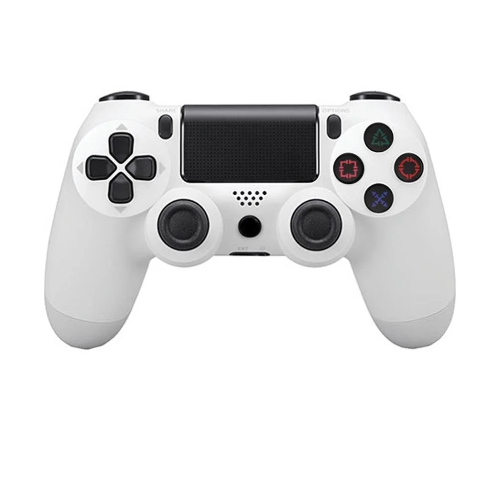 Φωτογραφία προϊόντος: OEM Ασύρματο Gamepad – Χειριστήριο για PS4 και PC Doubleshock 4 Λευκό P-4BA