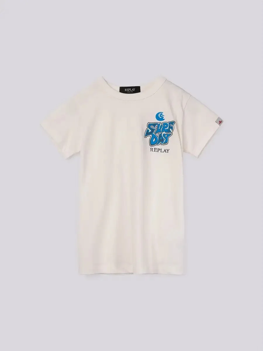 Φωτογραφία προϊόντος: REPLAY T-SHIRT ΠΑΙΔΙΚΟ ΛΕΥΚΟ SB7360.056.2660.562 REGULAR FIT