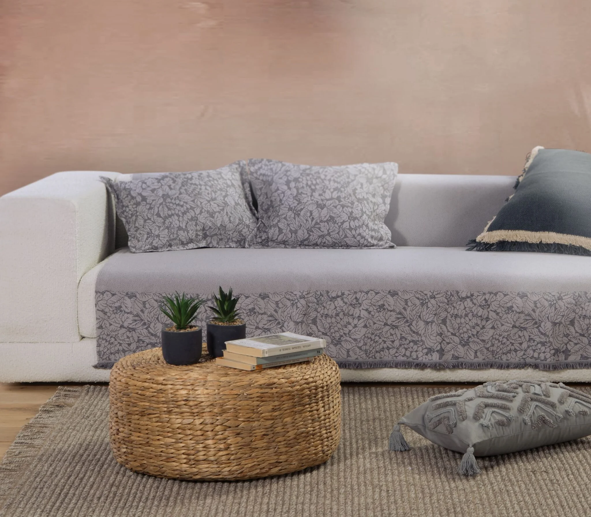 Φωτογραφία προϊόντος: nef-nef ΡΙΧΤΑΡΙ ΔΙΘΕΣΙΟΥ ΚΑΝΑΠΕ AMBROSE 170X250 GREY NEF NEF