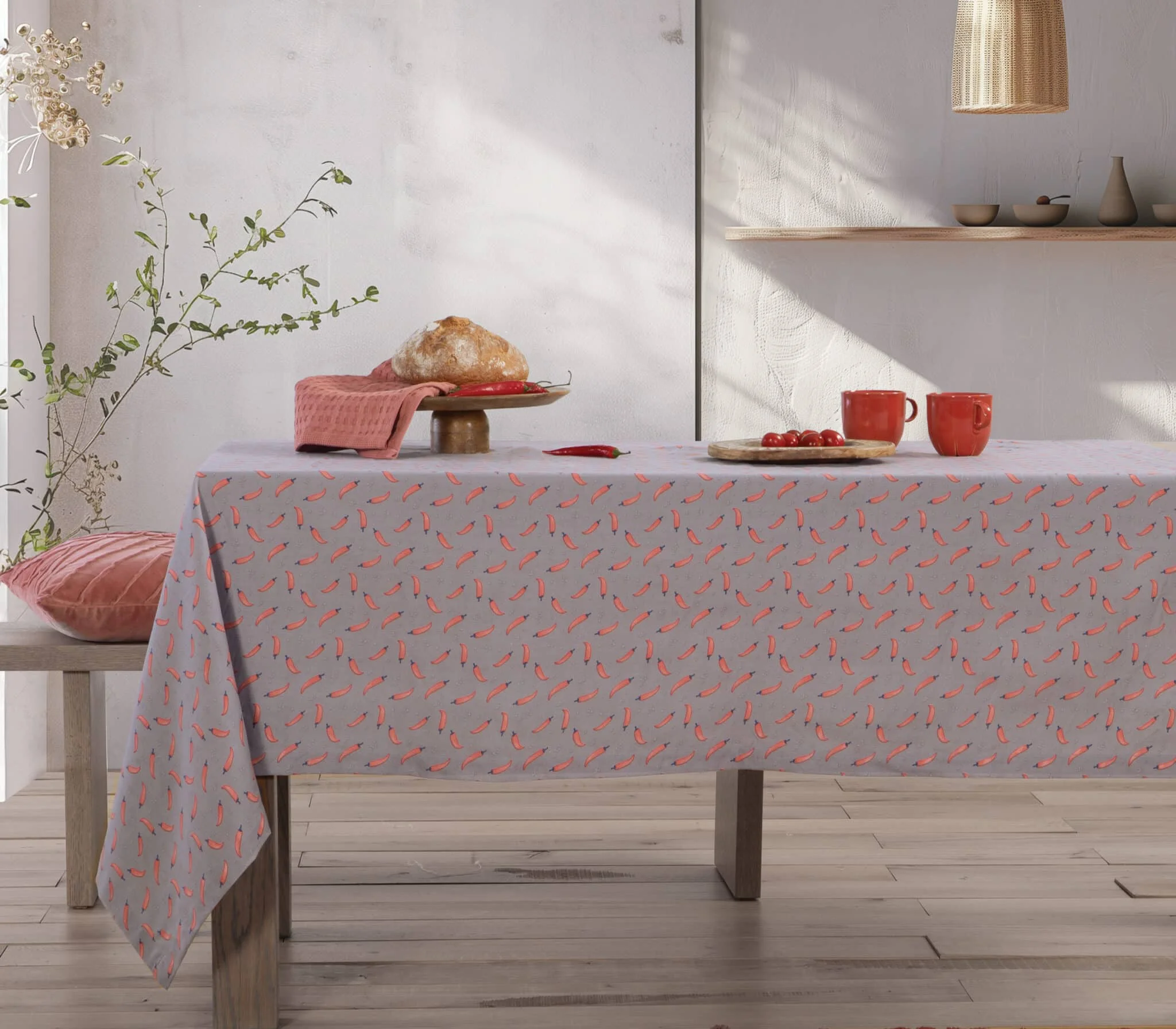 Φωτογραφία προϊόντος: ΤΡΑΠΕΖΟΜΑΝΤΗΛΟ PEPPERS 140X240 NEF-NEF HOMEWARE