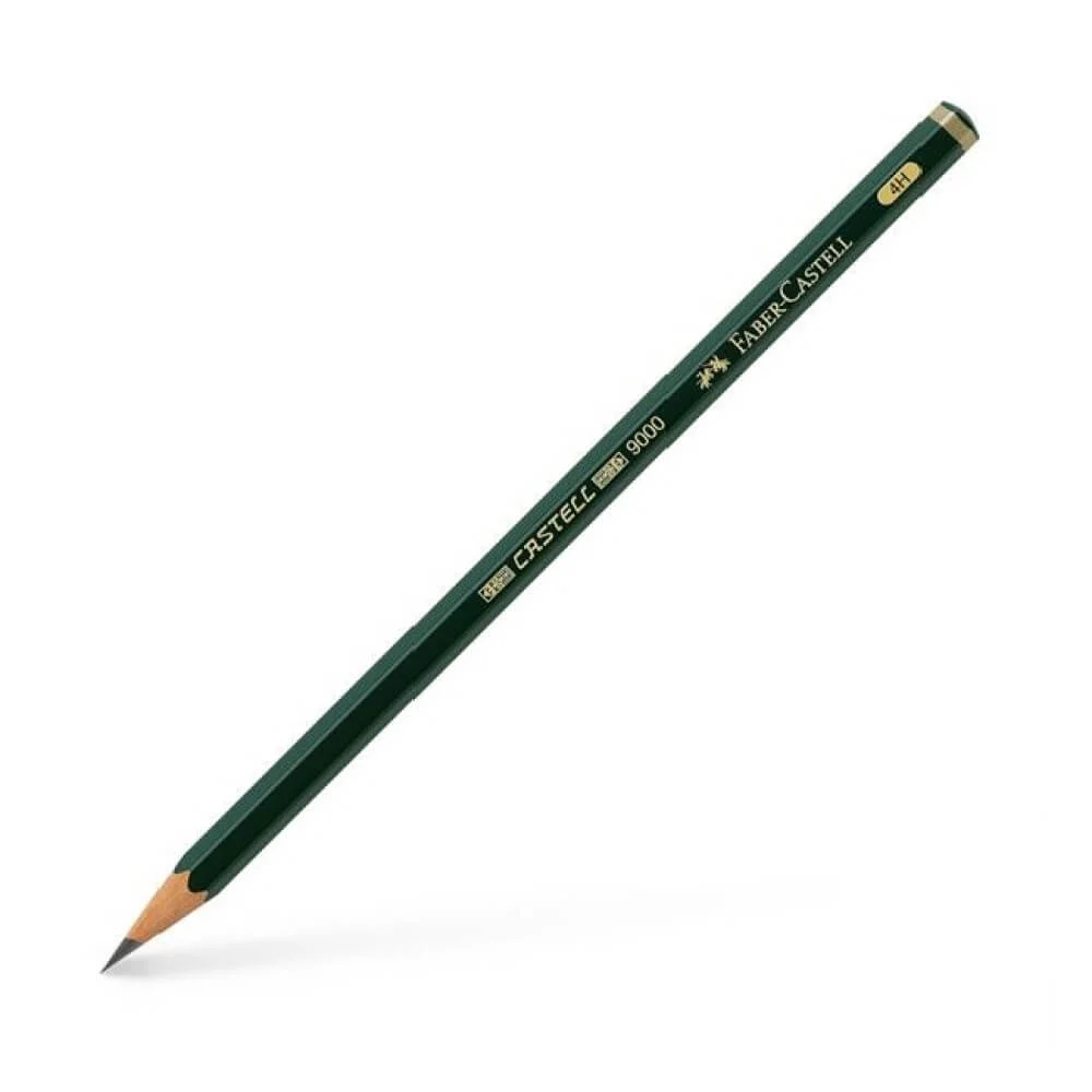 Φωτογραφία προϊόντος: Faber Castell Faber-Castell 9000 Μολύβι Σχεδίου 4H Πράσινο 119014