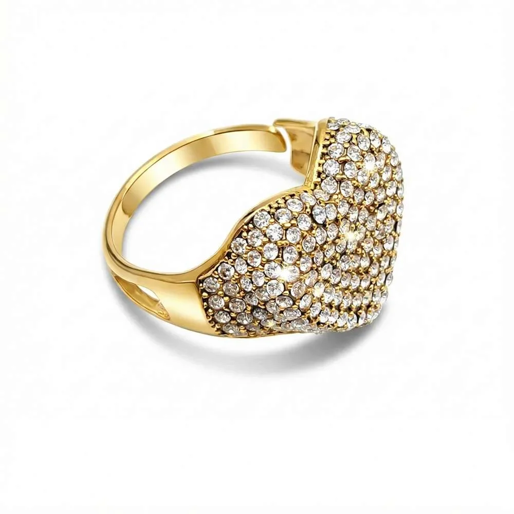 Φωτογραφία προϊόντος: OEM Diamonds heart gold ring