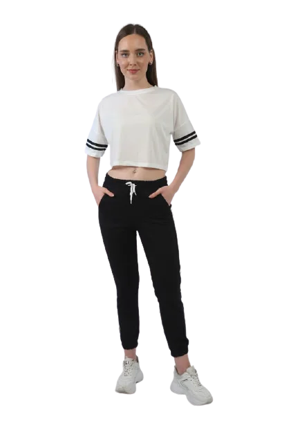 Φωτογραφία προϊόντος: Matmazel Σετ 2 τεμαχίων Crop top με φόρμα - Μαύρο