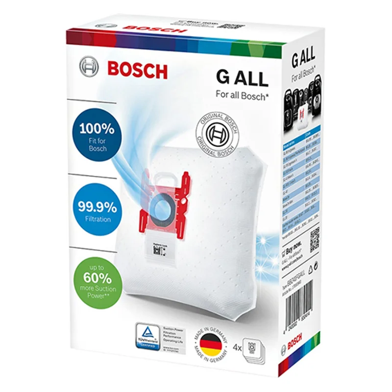 Φωτογραφία προϊόντος: Bosch BBZ41FGALL (Σακούλες για σκούπες Bosch- Siemens 4τμχ)