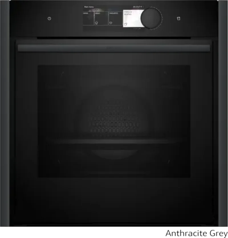 Φωτογραφία προϊόντος: Neff B69VY7MY0 + Z9060AY0 Anthracite Grey (Εντοιχιζόμενος Φούρνος με Επιπρόσθετο Ατμό & Πυρόλυση 71lt)