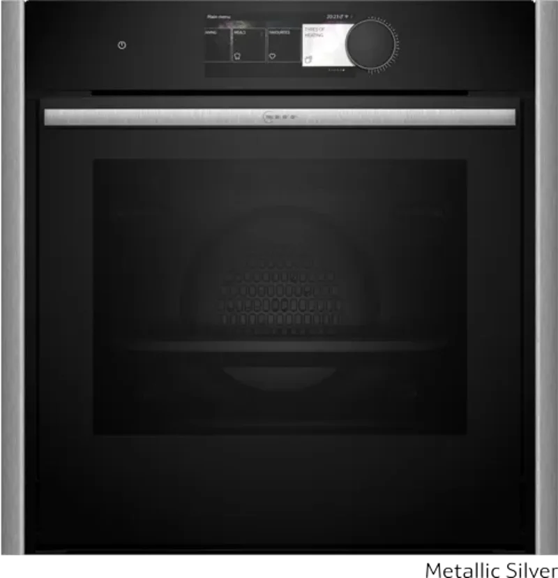 Φωτογραφία προϊόντος: Neff B69FY5CY0 + Z9060MY0 Metallic Silver (Εντοιχιζόμενος Φούρνος Ατμού 71lt)