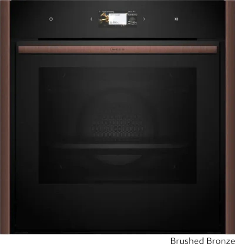 Φωτογραφία προϊόντος: Neff B69CS3AY0 + Z9060BY0 Brushed Bronze (Εντοιχιζόμενος Φούρνος 71lt)