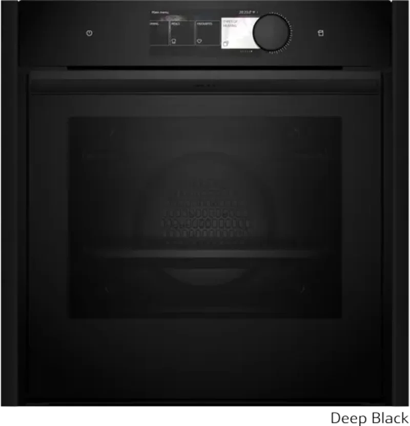 Φωτογραφία προϊόντος: Neff B69VY7MY0 + Z9060DY0 Deep Black (Εντοιχιζόμενος Φούρνος με Επιπρόσθετο Ατμό & Πυρόλυση 71lt)