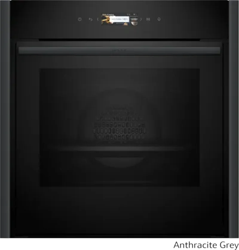 Φωτογραφία προϊόντος: Neff B59CR7KY0 + Z9060AY0 Anthracite Grey (Εντοιχιζόμενος Φούρνος με Πυρόλυση 71lt)
