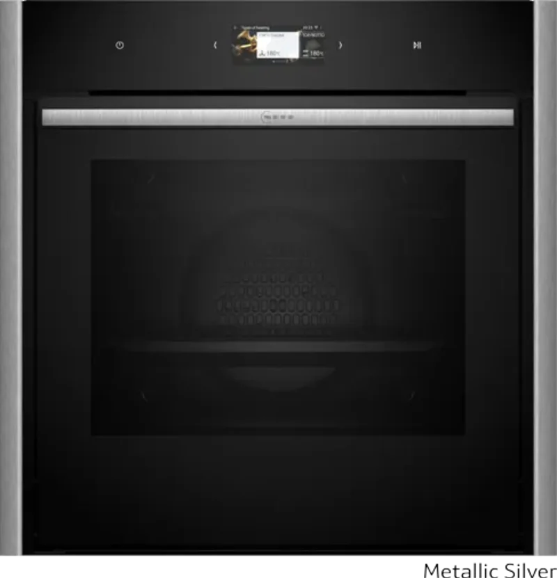 Φωτογραφία προϊόντος: Neff B69CS3AY0 + Z9060MY0 Metallic Silver (Εντοιχιζόμενος Φούρνος 71lt)