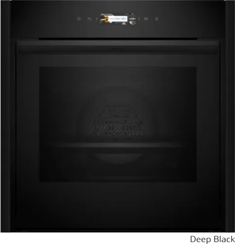 Φωτογραφία προϊόντος: Neff B59CR31Y0 + Z9060DY0 Deep Black (Εντοιχιζόμενος Φούρνος 71lt)
