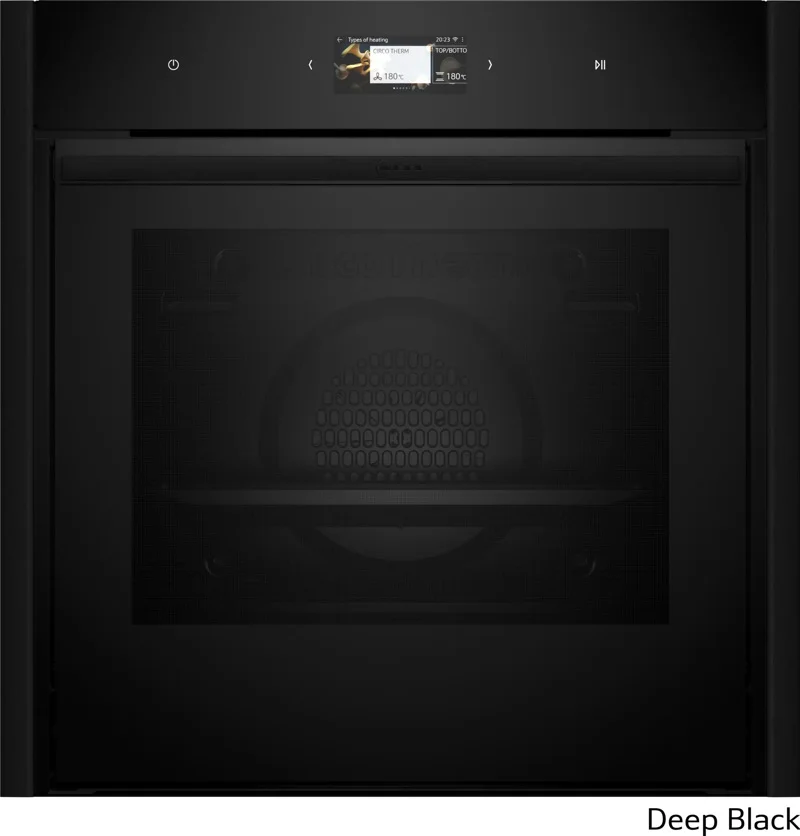Φωτογραφία προϊόντος: Neff B69CS7MY0 + Z9060DY0 Deep Black (Εντοιχιζόμενος Φούρνος με Πυρόλυση 71lt)