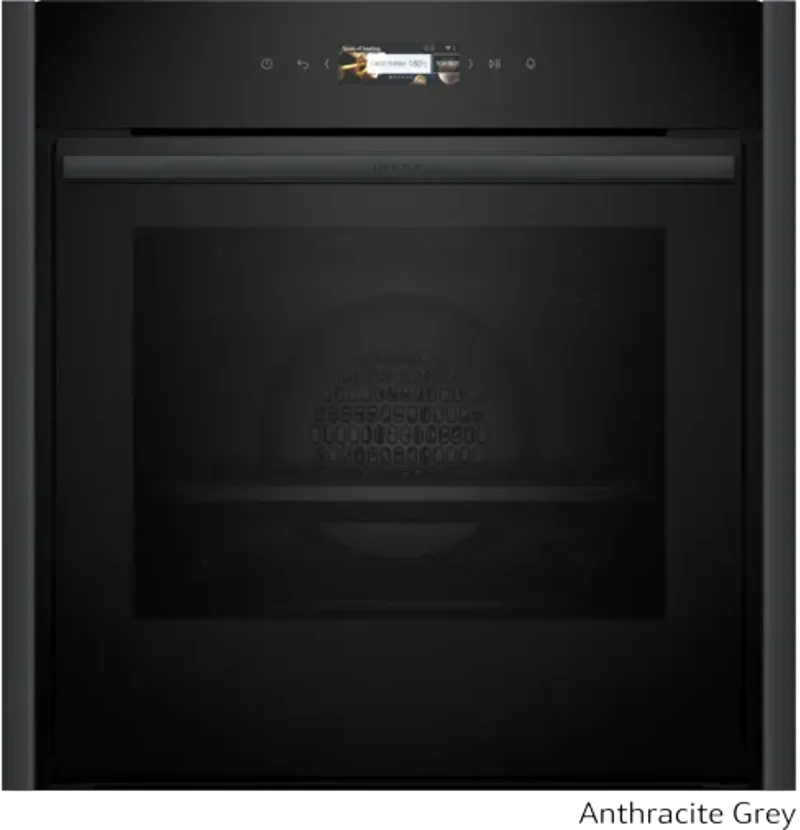 Φωτογραφία προϊόντος: Neff B59CR31Y0 + Z9060AY0 Anthracite Grey (Εντοιχιζόμενος Φούρνος 71lt)