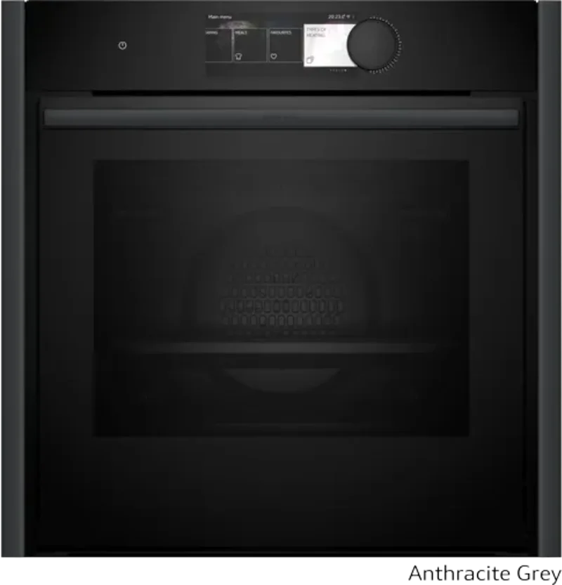 Φωτογραφία προϊόντος: Neff B69FY5CY0 + Z9060AY0 Anthracite Grey (Εντοιχιζόμενος Φούρνος Ατμού 71lt)