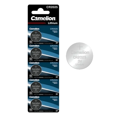 Φωτογραφία προϊόντος: Panasonic Camelion Μπαταρίες Λιθίου Ρολογιών CR2025 3V 5τμχ