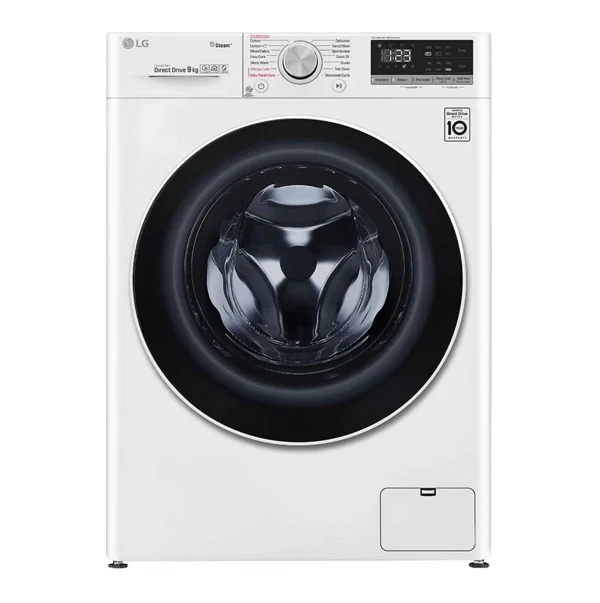 Φωτογραφία προϊόντος: LG F4R5009TSWW Πλυντήριο Ρούχων 9kg με Τεχνολογία Ατμού 1400 Στροφών TurboWash (5 Χρόνια στα ηλεκτρονικά μέρη + 10 Χρόνια στο μοτέρ)