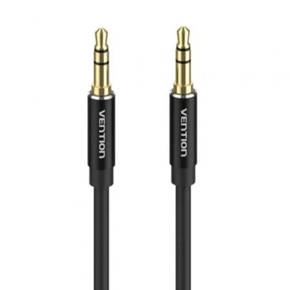 Φωτογραφία προϊόντος: VENTION 3.5mm Male to Male Audio Cable 1.5M Black Aluminum Alloy Type (BAXBG) (VENBAXBG)