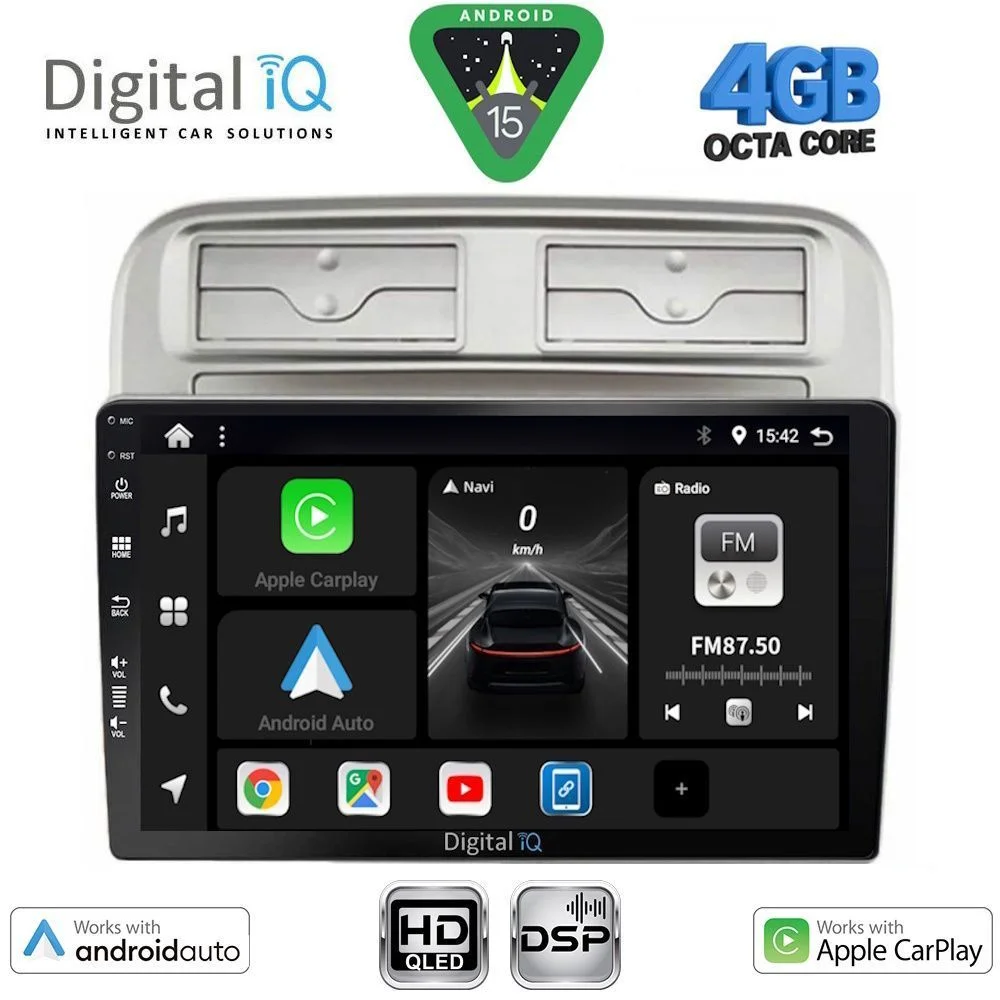 Φωτογραφία προϊόντος: DIGITAL IQ BXF 16128_CPAA (9inc) MULTIMEDIA TABLET for FIAT GRANDE PUNTO mod. 2005-2012