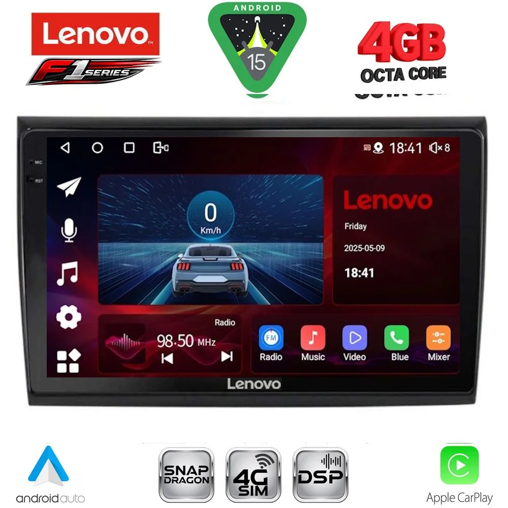 Φωτογραφία προϊόντος: LENOVO SSQ 9136_CPA (9inc) MULTIMEDIA TABLET for FIAT BRAVO mod. 2007-2019