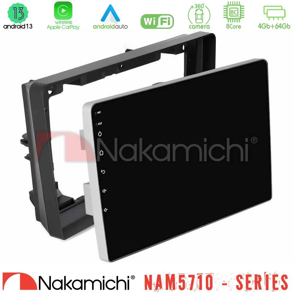 Φωτογραφία προϊόντος: Nakamichi NAM5710 Series 8Core Android13 4+64GB Peugeot 308 2013-2020 Navigation Multimedia Tablet 9
