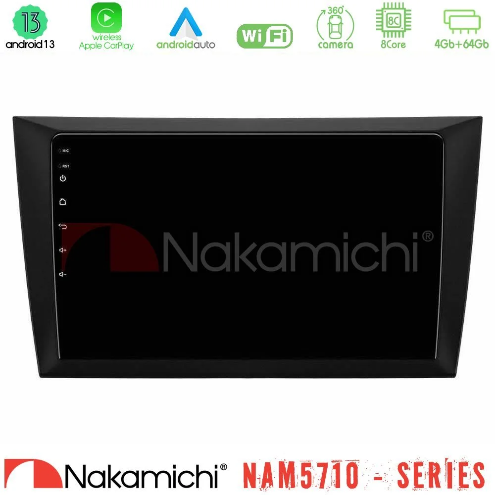 Φωτογραφία προϊόντος: Nakamichi NAM5710 Series 8Core Android13 4+64GB Vw Golf 6 Navigation Multimedia Tablet 9