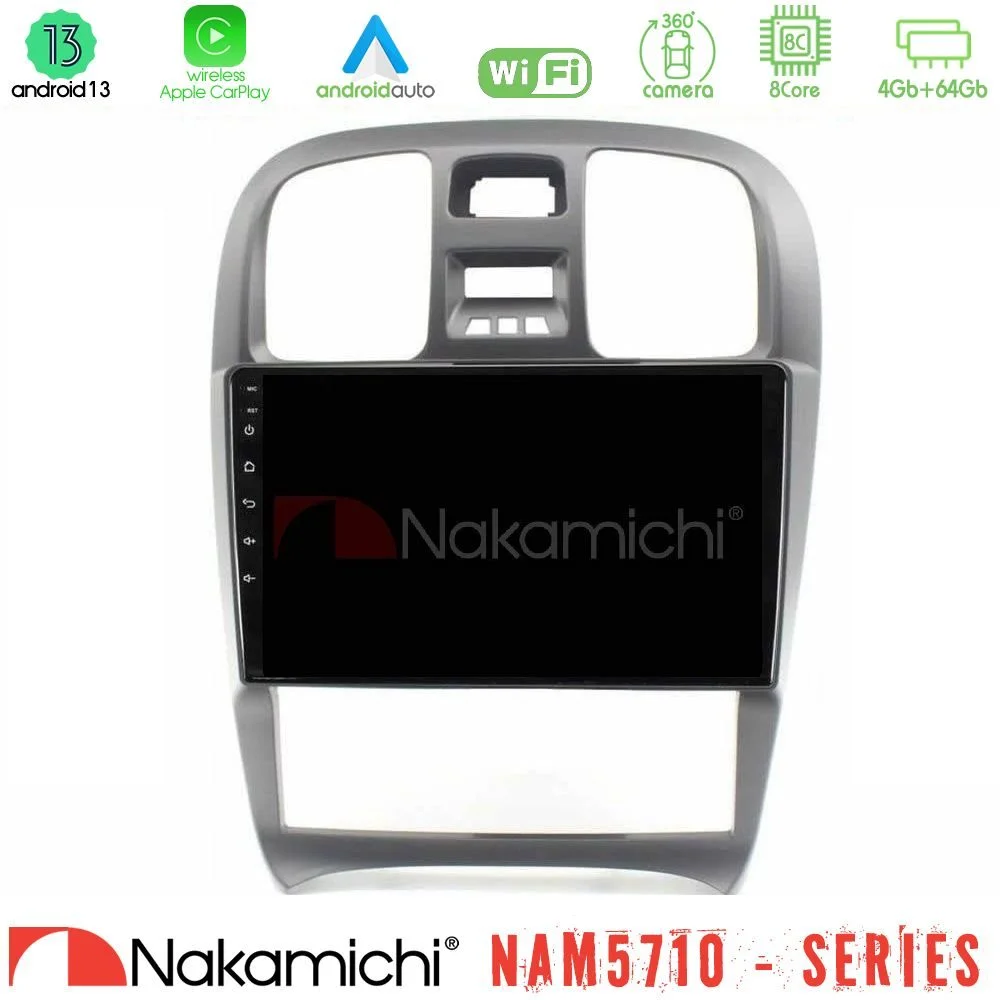 Φωτογραφία προϊόντος: Nakamichi NAM5710 Series 8Core Android13 4+64GB Hyundai Sonata 2001-2005 Navigation Multimedia Tablet 9