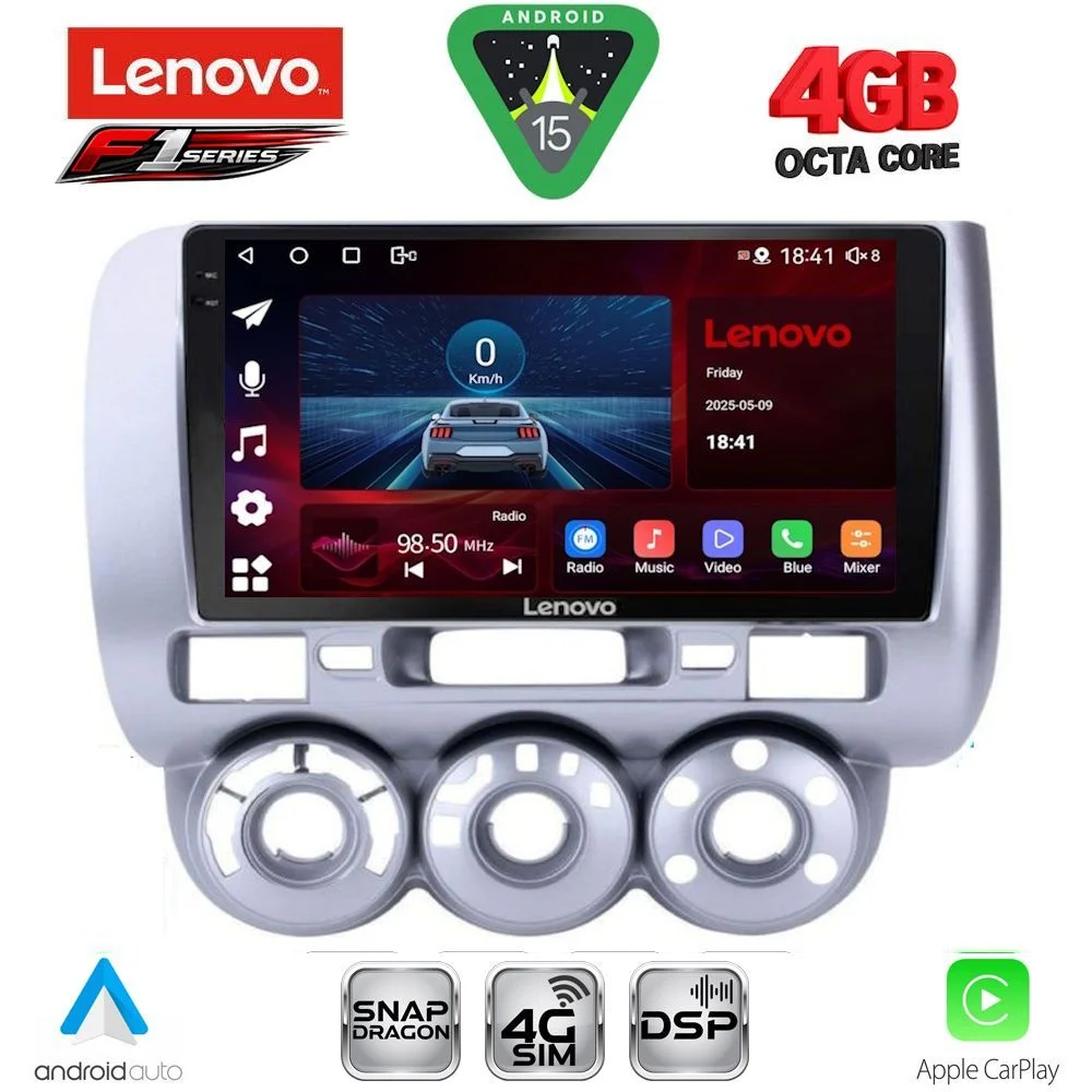 Φωτογραφία προϊόντος: LENOVO SSQ 9210_CPA A/C (9inc) MULTIMEDIA TABLET for HONDA JAZZ mod. 2002-2008