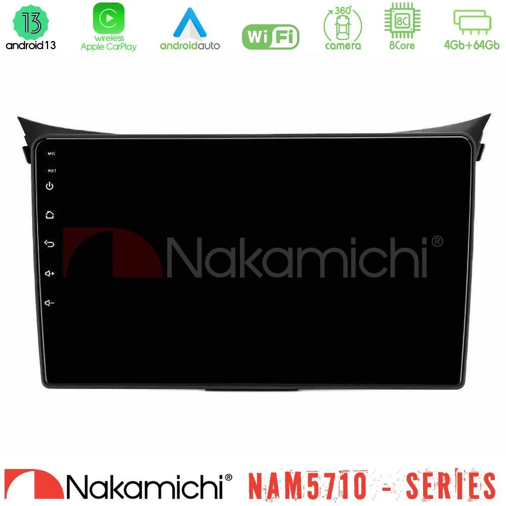 Φωτογραφία προϊόντος: Nakamichi NAM5710 Series 8Core Android13 4+64GB Hyundai i30 2012-2017 Navigation Multimedia Tablet 9