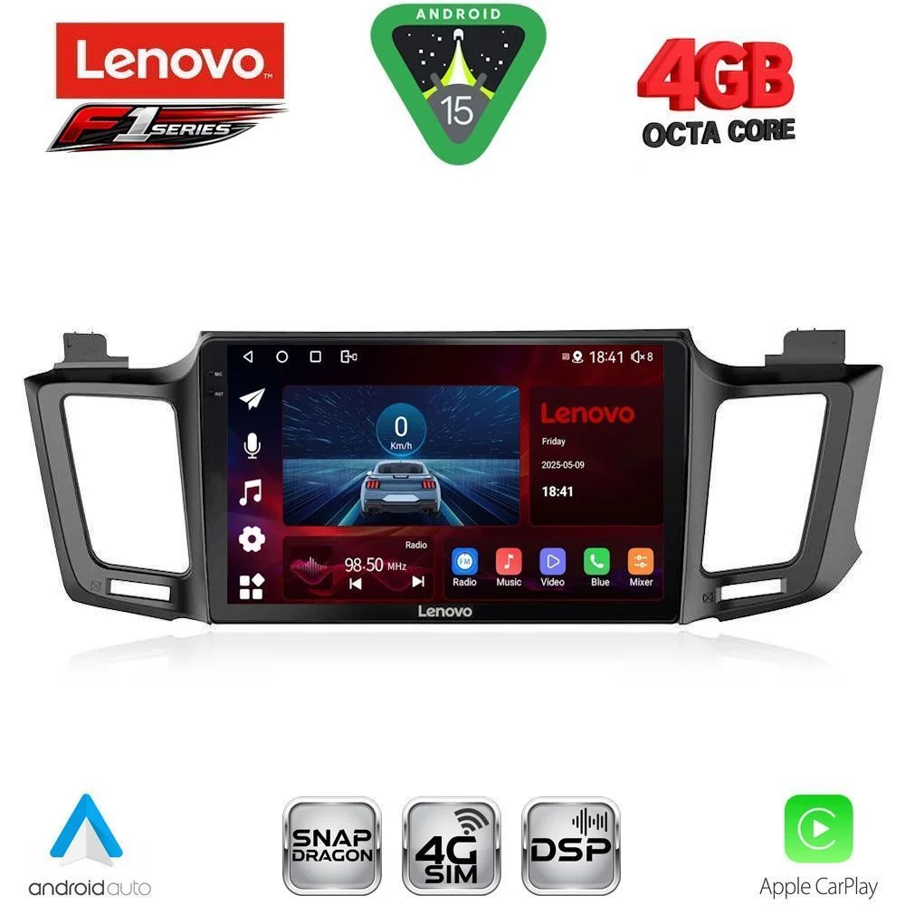 Φωτογραφία προϊόντος: LENOVO SSQ 9733_CPA (10inc) MULTIMEDIA TABLET for TOYOTA RAV 4 mod. 2013-2019
