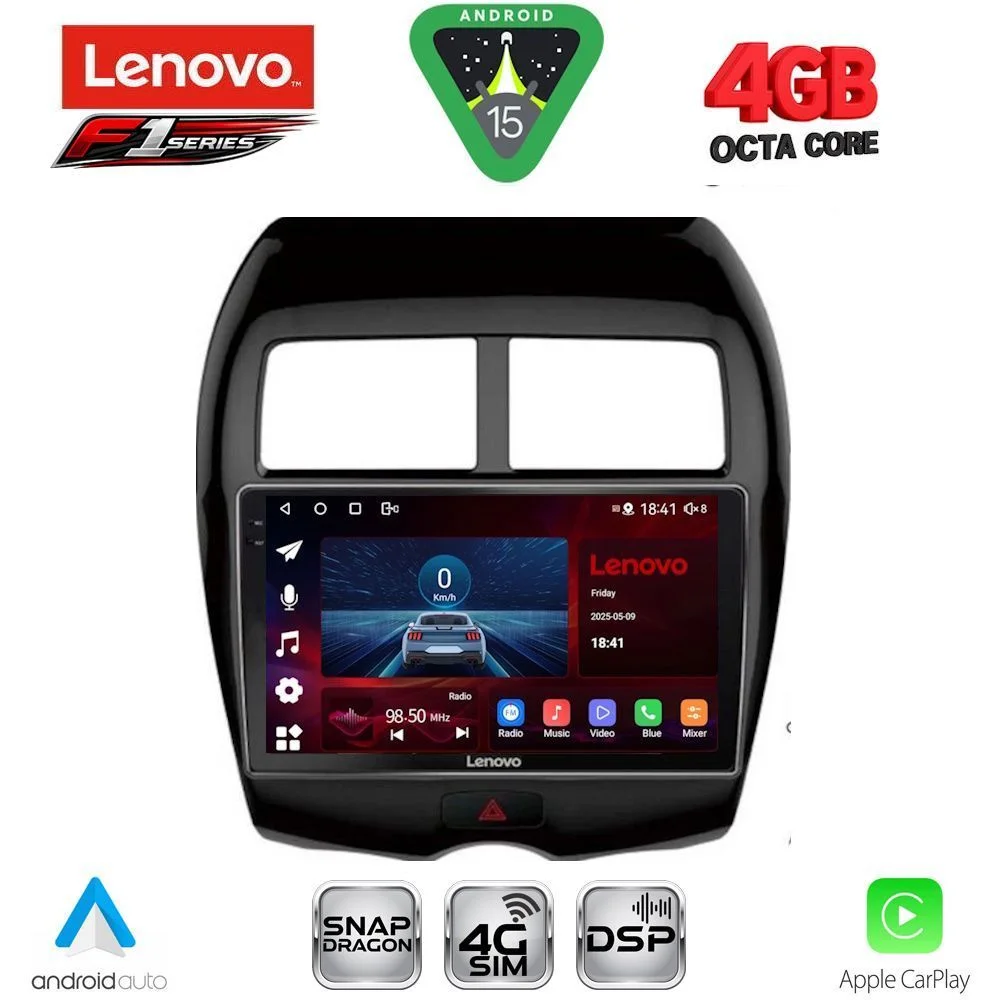 Φωτογραφία προϊόντος: LENOVO SSQ 9430_CPA (10inc) MULTIMEDIA TABLET for MITSUBISHI ASX mod. 2009-2020 - PEUGEOT 4008 mod. 2012-2018