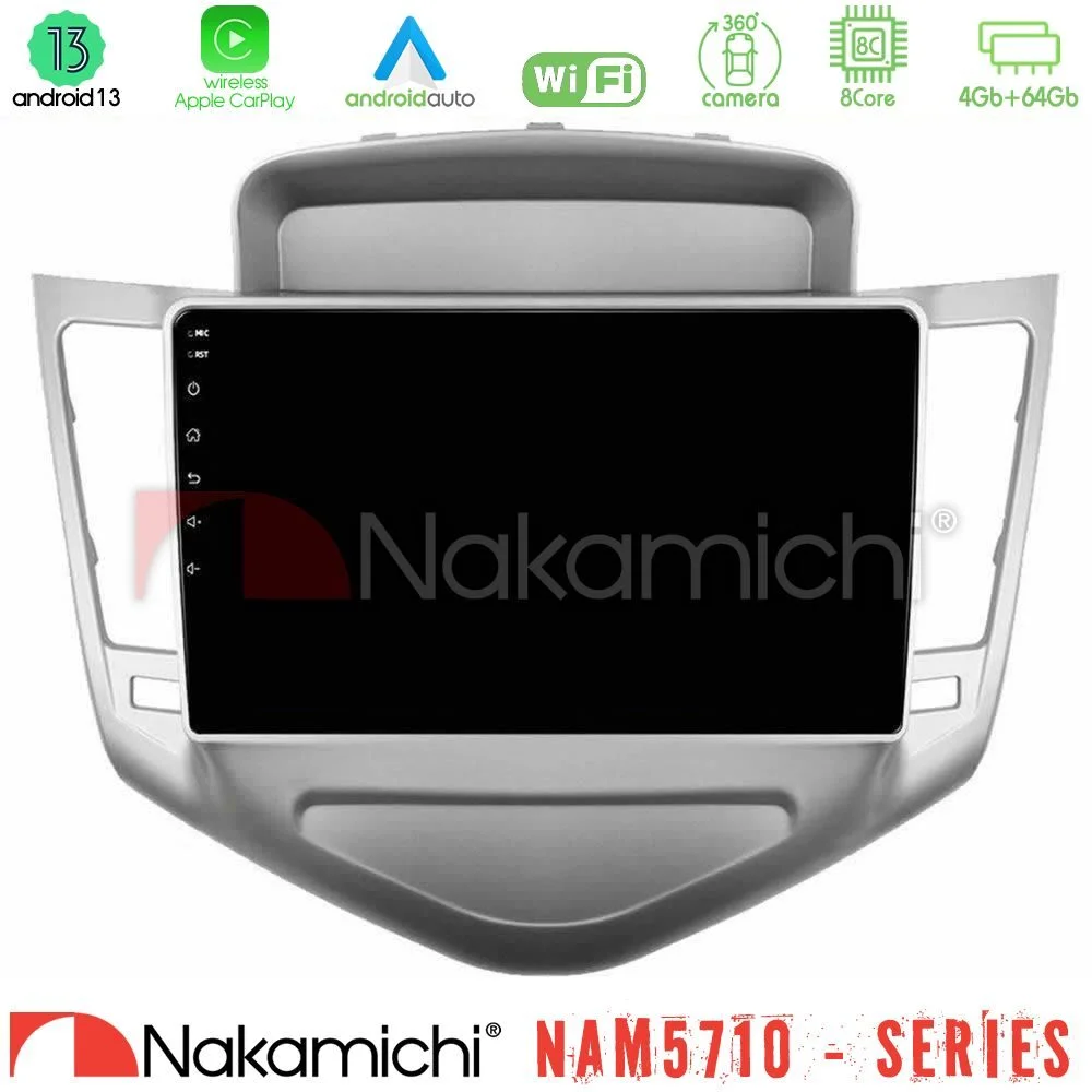 Φωτογραφία προϊόντος: Nakamichi NAM5710 Series 8Core Android13 4+64GB Chevrolet Cruze 2009-2012 Navigation Multimedia Tablet 9