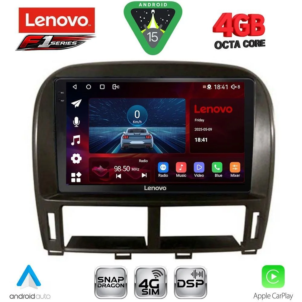 Φωτογραφία προϊόντος: LENOVO SSQ 9343_CPA (9inc) MULTIMEDIA TABLET for LEXUS LS 430 – XF 430 mod. 2000-2006