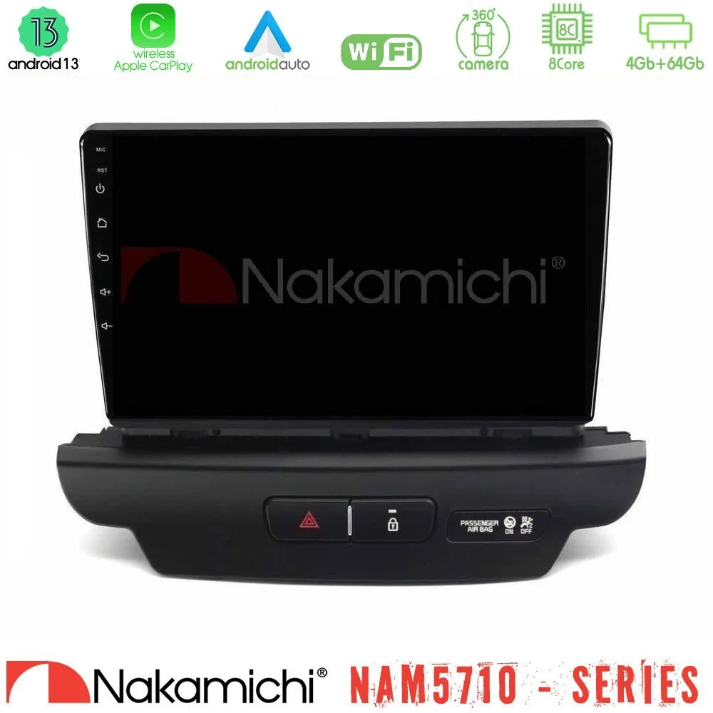 Φωτογραφία προϊόντος: Nakamichi NAM5710 Series 8Core Android13 4+64GB Kia Ceed 2018-2023 Navigation Multimedia Tablet 9 (Low Version)