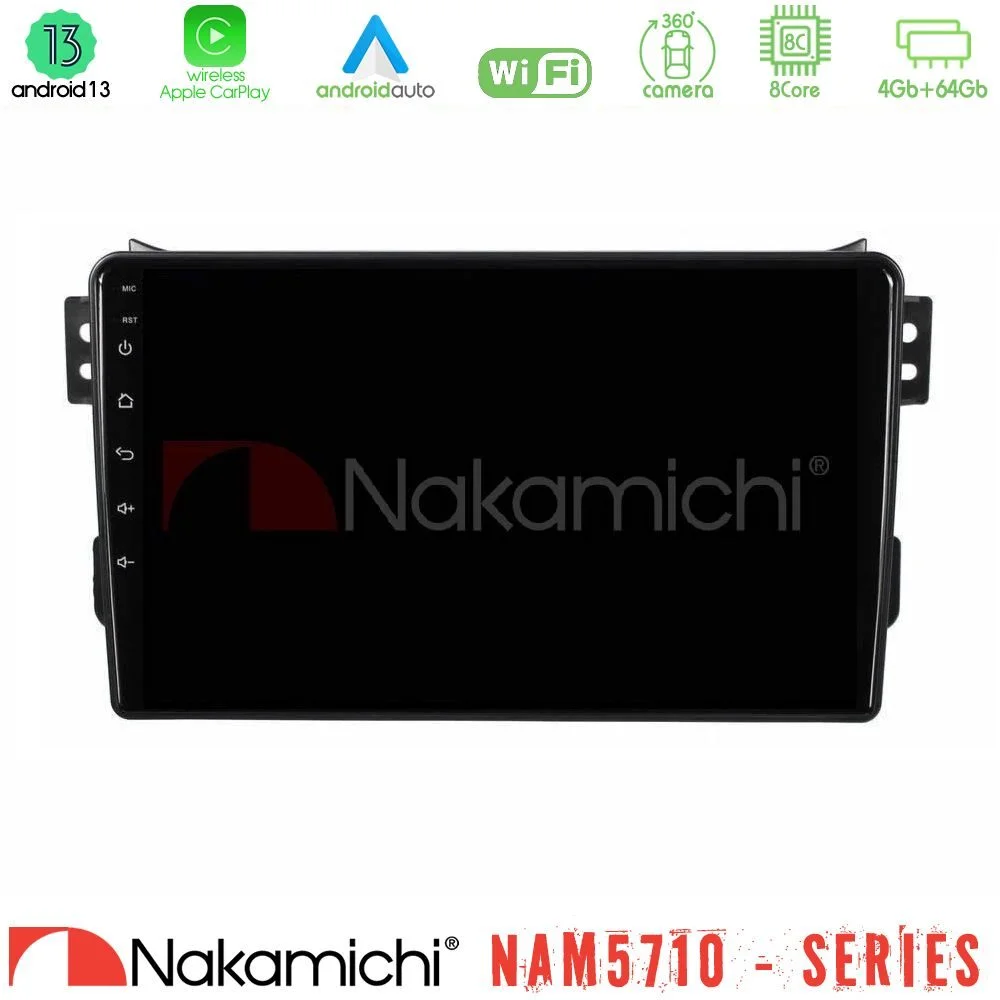 Φωτογραφία προϊόντος: Nakamichi NAM5710 Series 8Core Android13 4+64GB Suzuki Splash amp; Opel Agila 2008-2014 Navigation Multimedia Tablet 9