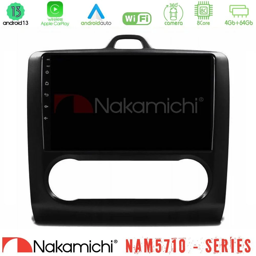Φωτογραφία προϊόντος: Nakamichi NAM5710 Series 8Core Android13 4+64GB Ford Focus Auto AC Navigation Multimedia Tablet 9 (Μαύρο Χρώμα)