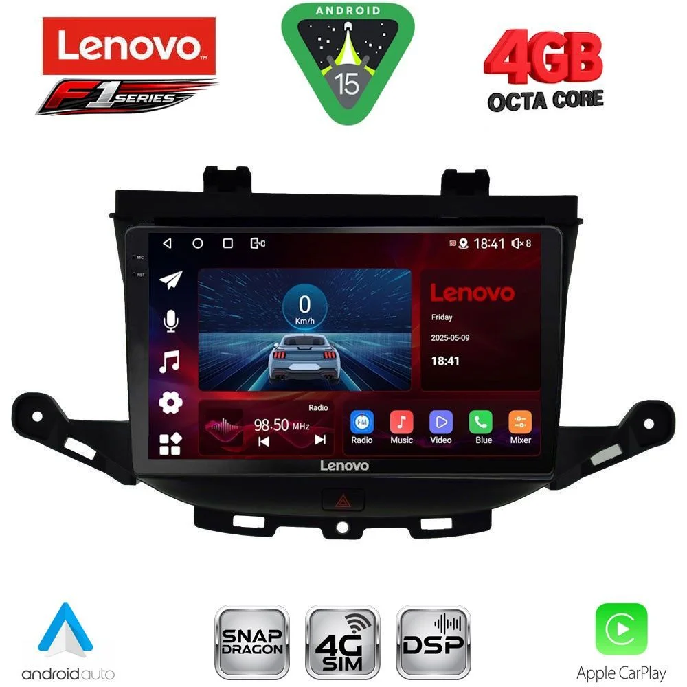 Φωτογραφία προϊόντος: LENOVO SSQ 9483_CPA (9inc) MULTIMEDIA TABLET for OPEL ASTRA K mod. 2015-2022