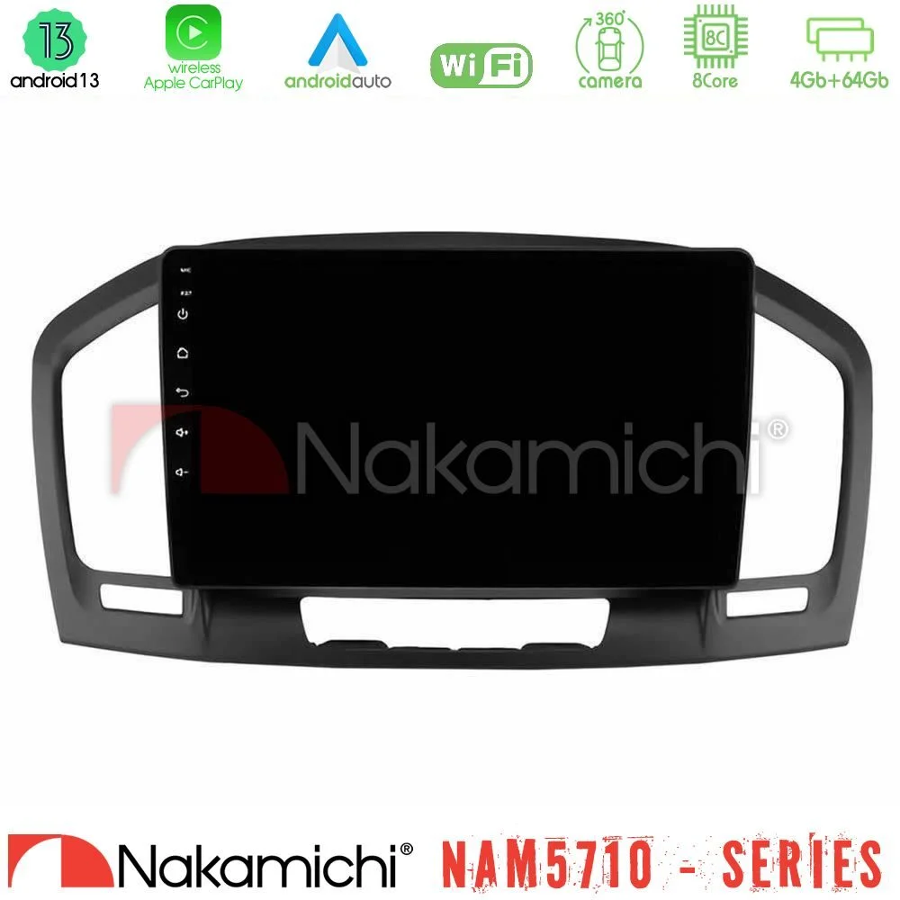 Φωτογραφία προϊόντος: Nakamichi NAM5710 Series 8Core Android13 4+64GB Opel Insignia 2008-2013 Navigation Multimedia Tablet 9