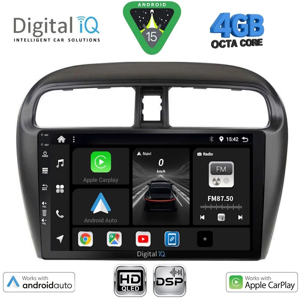 Φωτογραφία προϊόντος: DIGITAL IQ BXF 16448_CPAA (9inc) MULTIMEDIA TABLET for MITSUBISHI SPACESTAR mod. 2013-2020