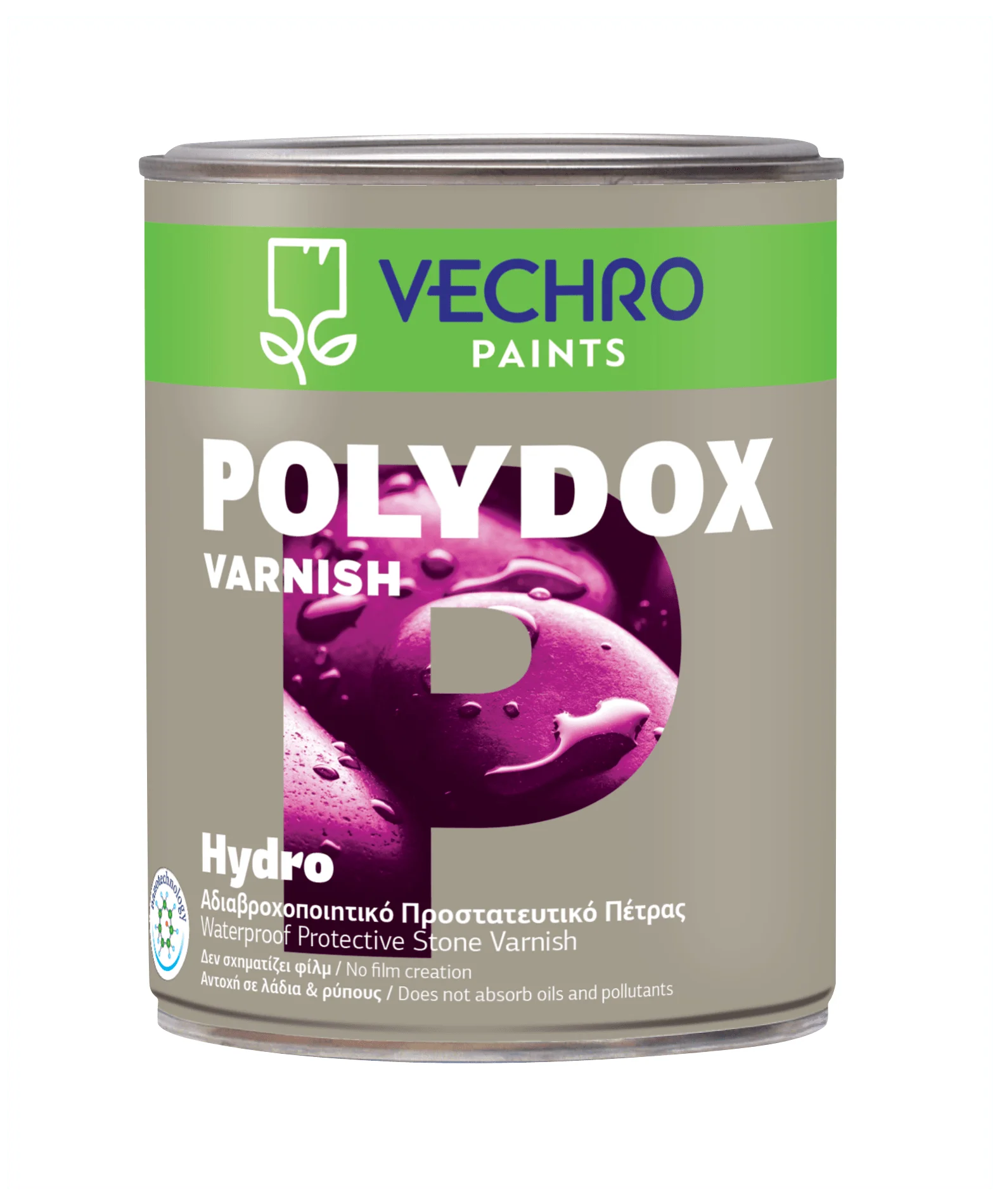 Φωτογραφία προϊόντος: Vechro Polydox Hydro Βερνίκι Εμποτισμού Πέτρας Ματ
