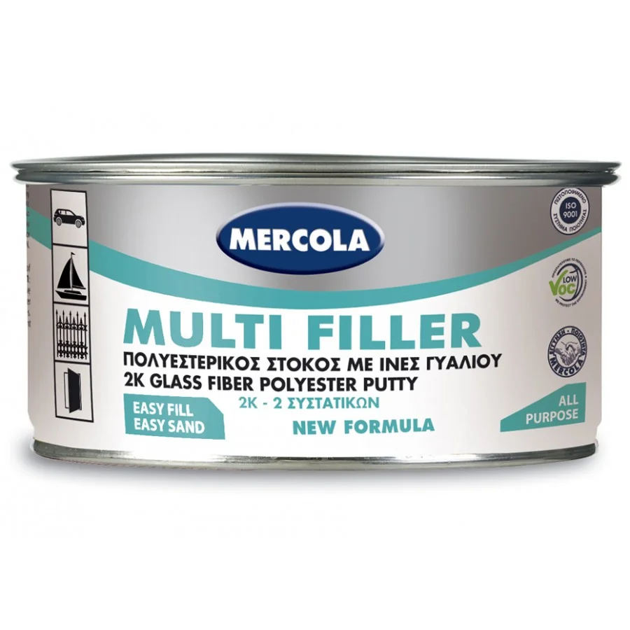 Φωτογραφία προϊόντος: Mercola Multi Filler Πολυεστερικός Στόκος Με Ινες Γυαλιού 2 Συστατικών 800gr
