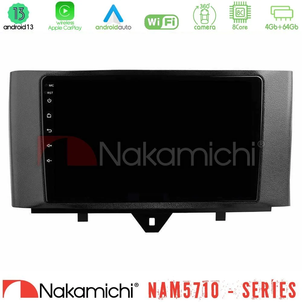 Φωτογραφία προϊόντος: Nakamichi NAM5710 Series 8Core Android13 4+64GB Smart 451 Facelift Navigation Multimedia Tablet 9