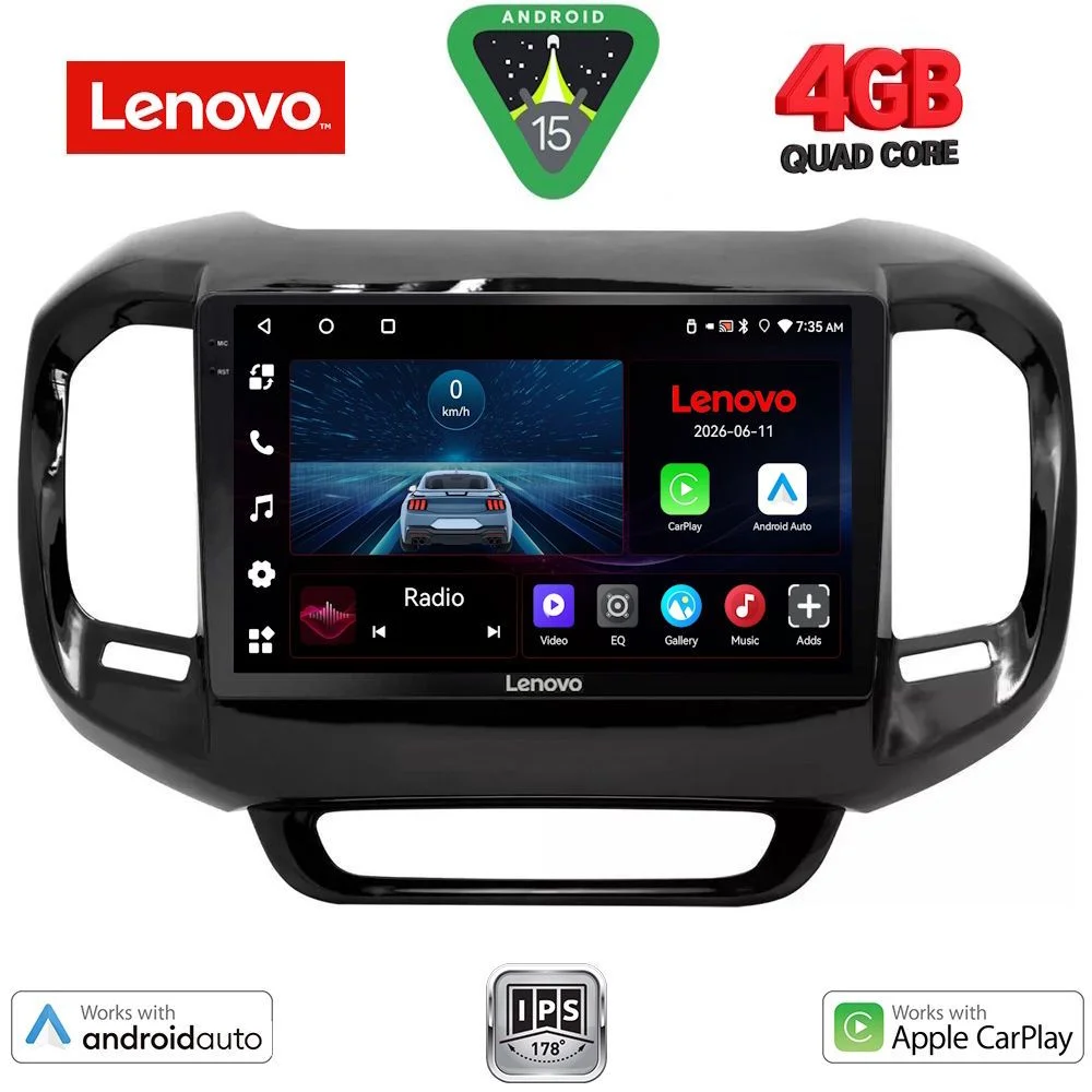 Φωτογραφία προϊόντος: LENOVO LVE 8127_CPAA (9inc) MULTIMEDIA TABLET for FIAT TORO mod. 2017-2024