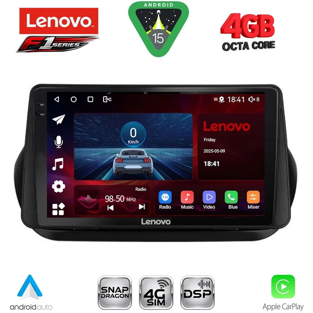Φωτογραφία προϊόντος: LENOVO SSQ 9142_CPA (9inc) MULTIMEDIA TABLET for CITROEN – FIAT – PEUGEOT mod. 2008-2018