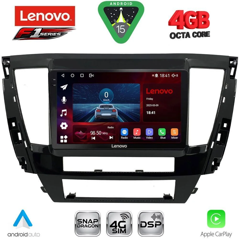 Φωτογραφία προϊόντος: LENOVO SSQ 9447S_CPA (9inc) MULTIMEDIA TABLET for MITSUBISHI PAJERO SPORT mod. 2020-2026